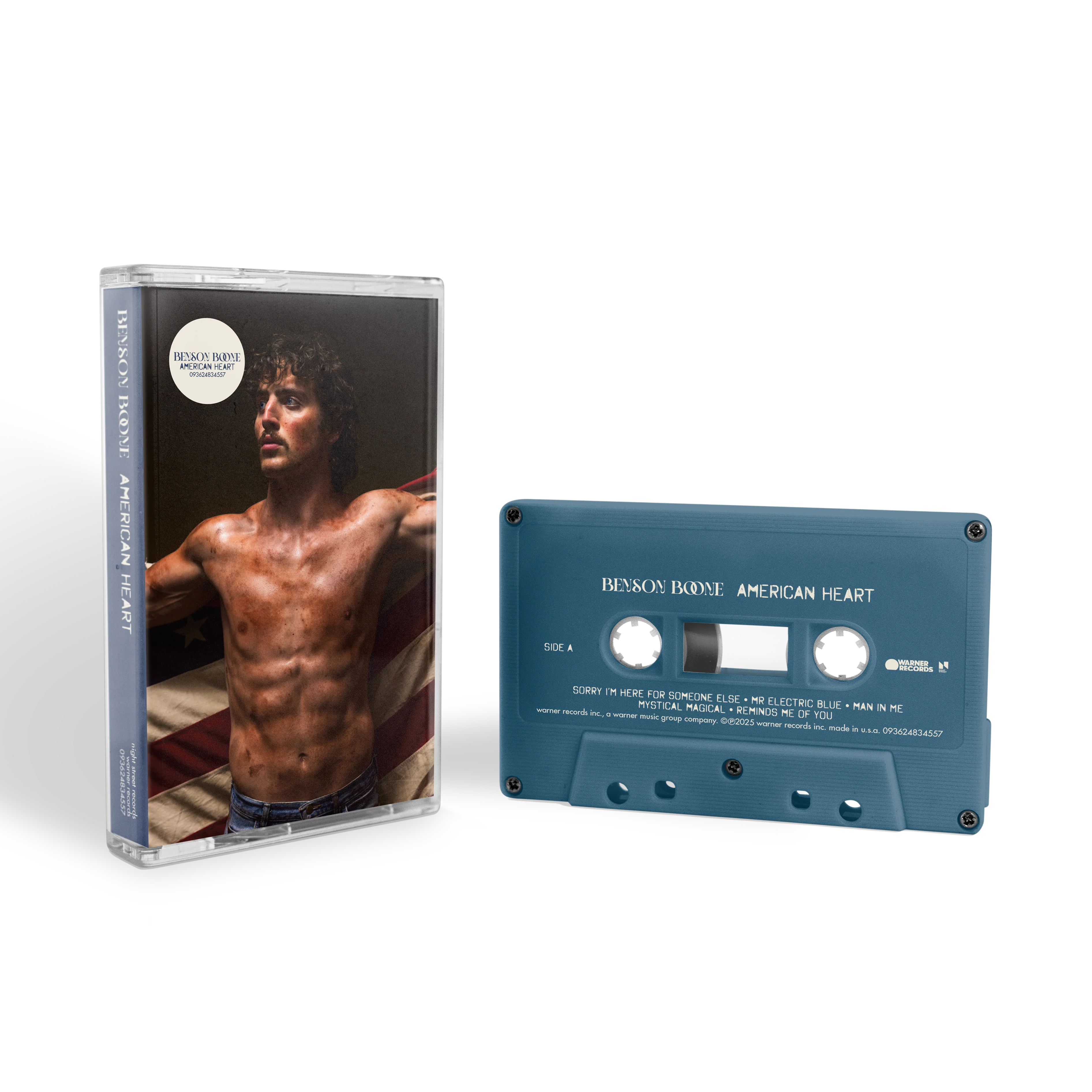 American Heart - Petrol Blue Cassette
