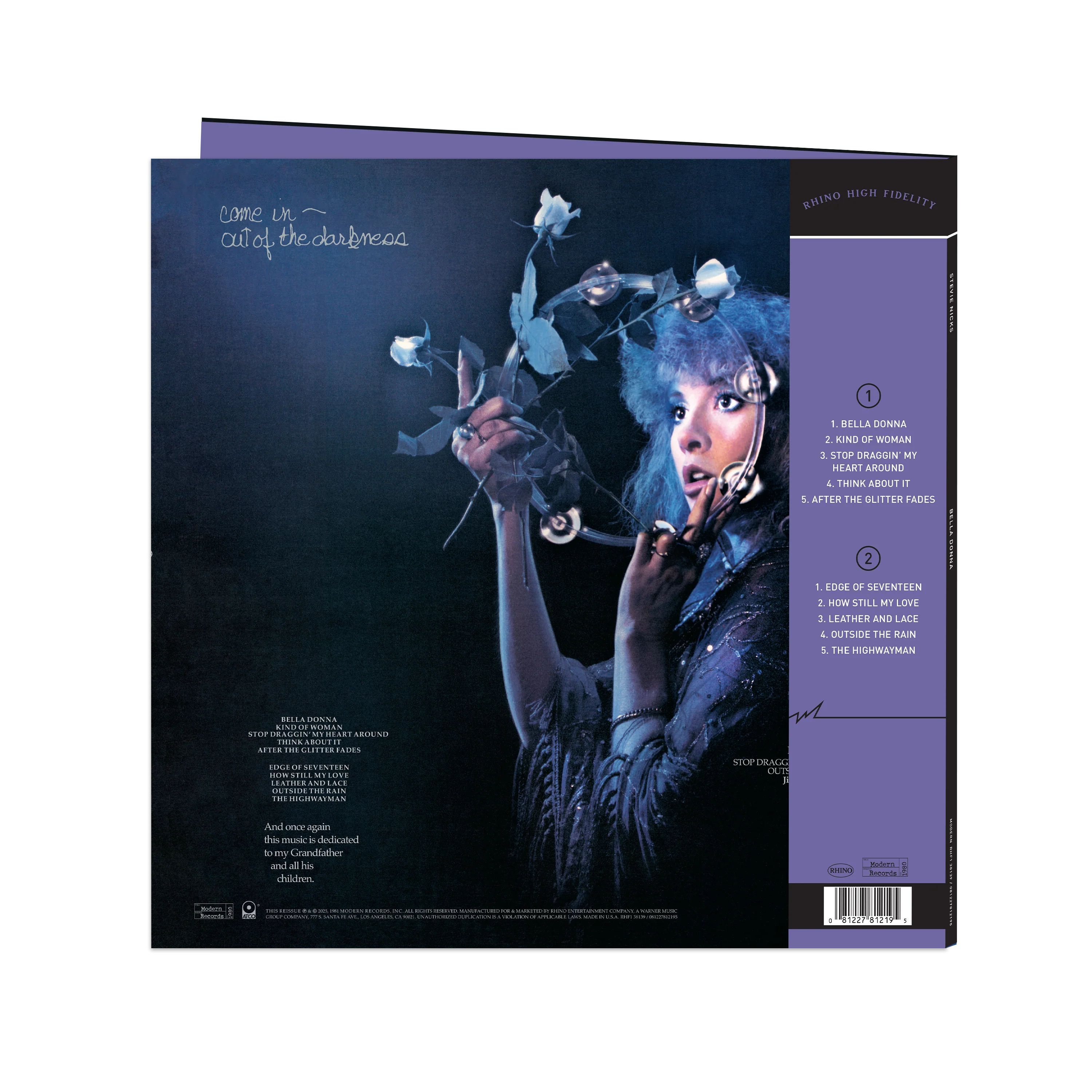 Bella Donna (Rhino High Fidelity) Vinyl - Image 4