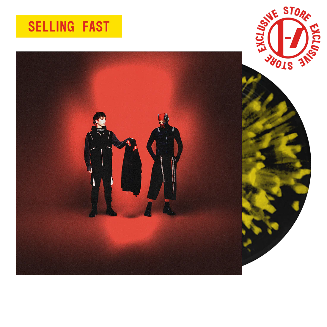BREACH LIMITED EDITION BLACK AND YELLOW COMBUSTOR VINYL