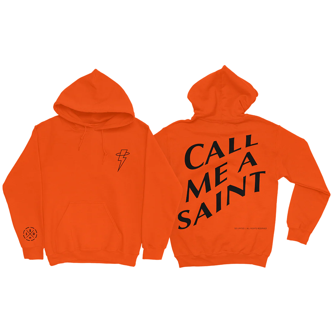 Call Me A Saint Hoodie (Orange)