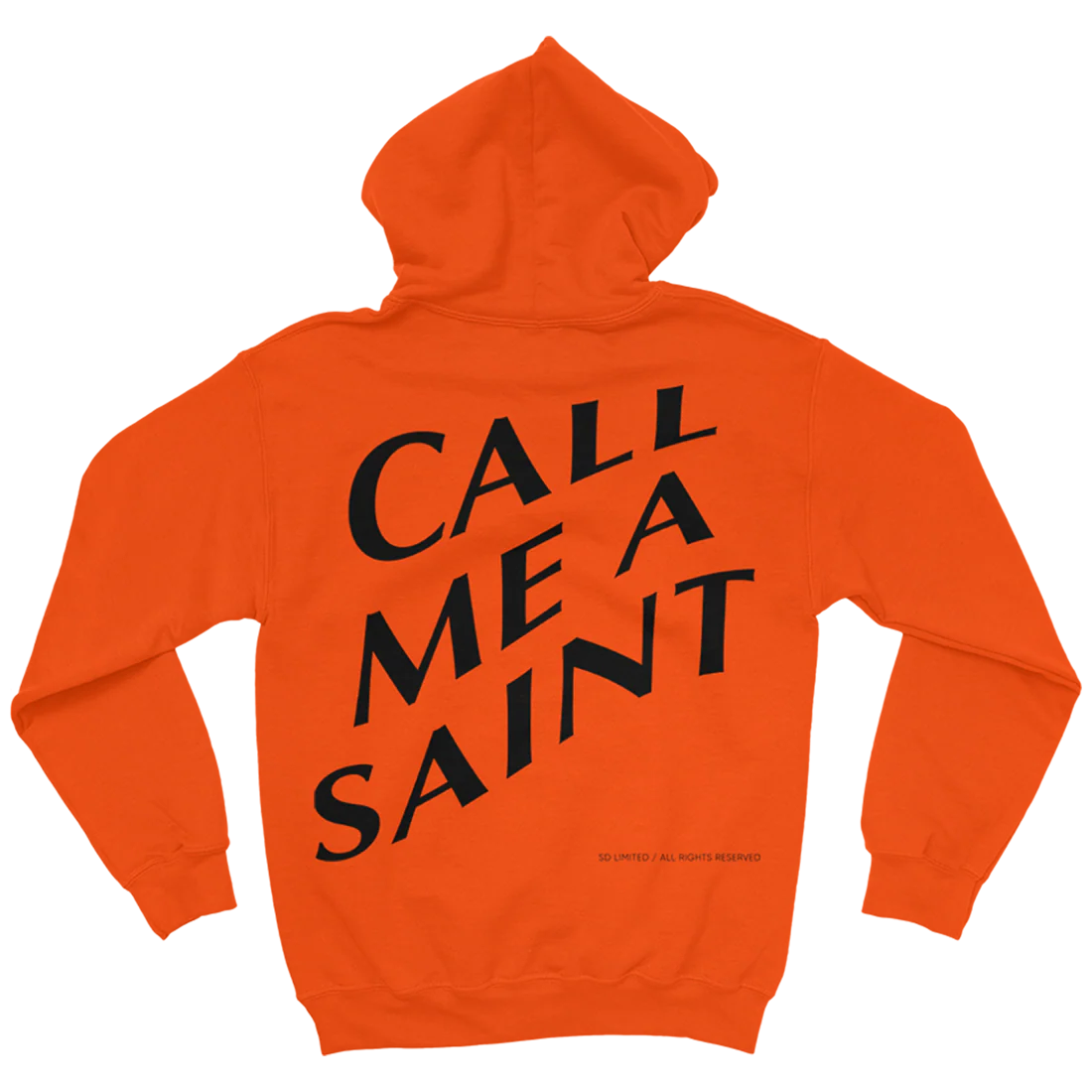Call Me A Saint Hoodie (Orange) - Image 2