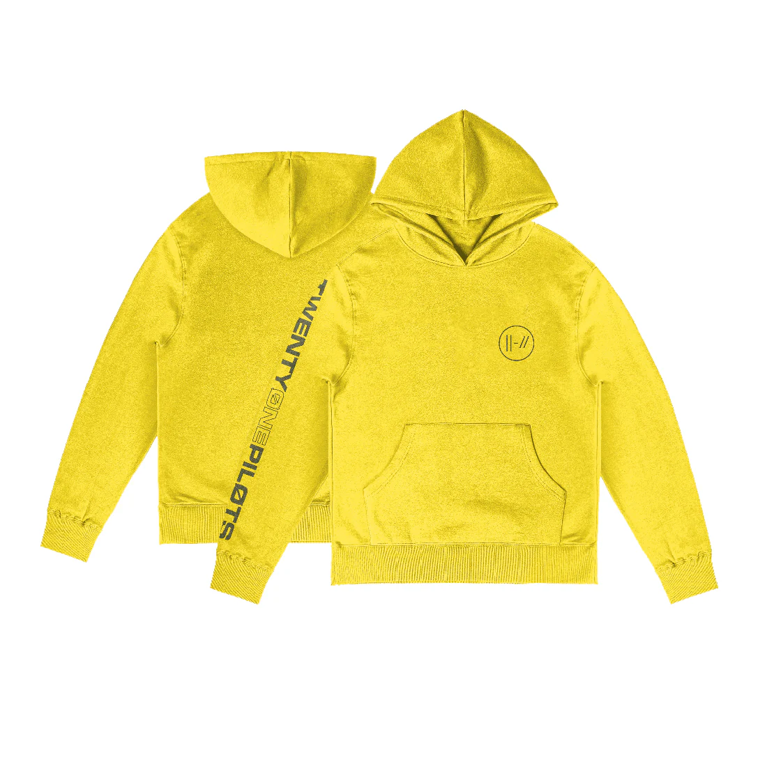 Embroidered Logo Hoodie (Yellow) - Image 2