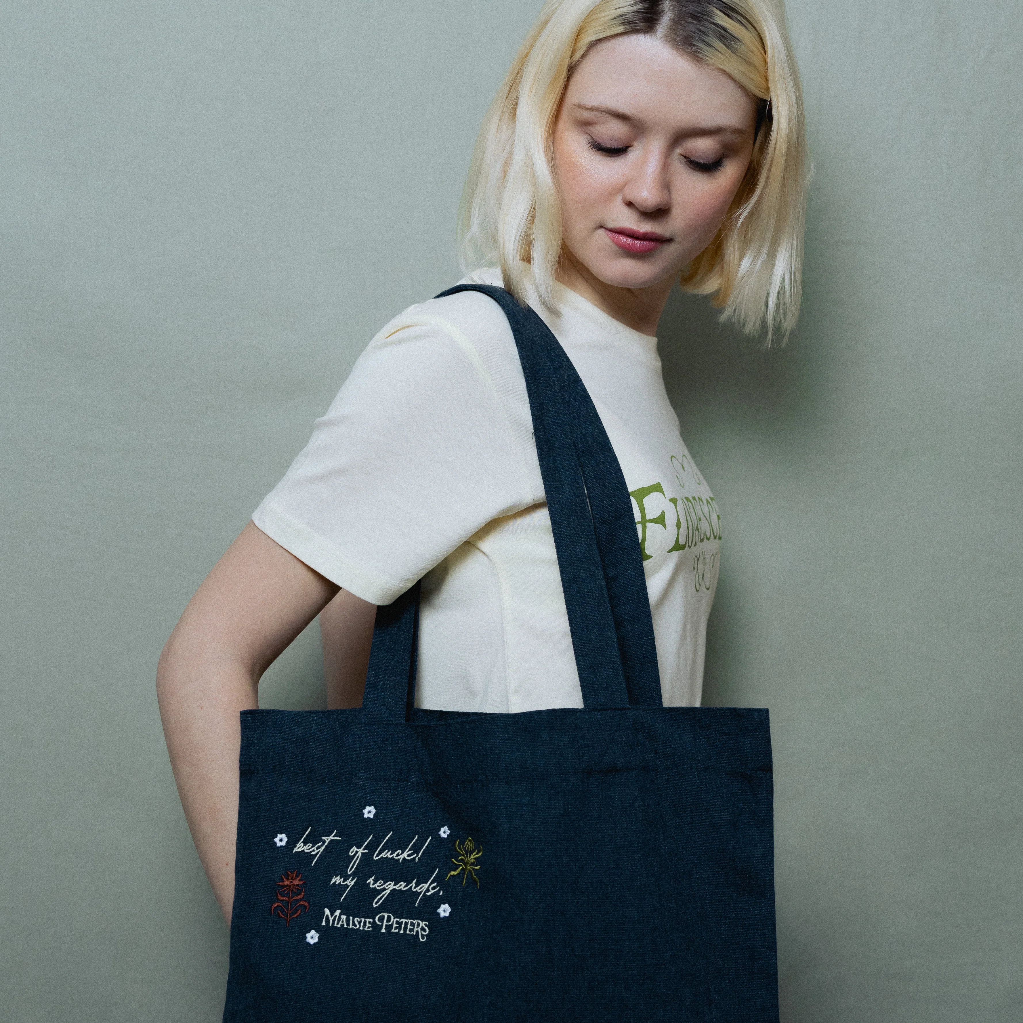 Florescence Tote Blue - Image 3