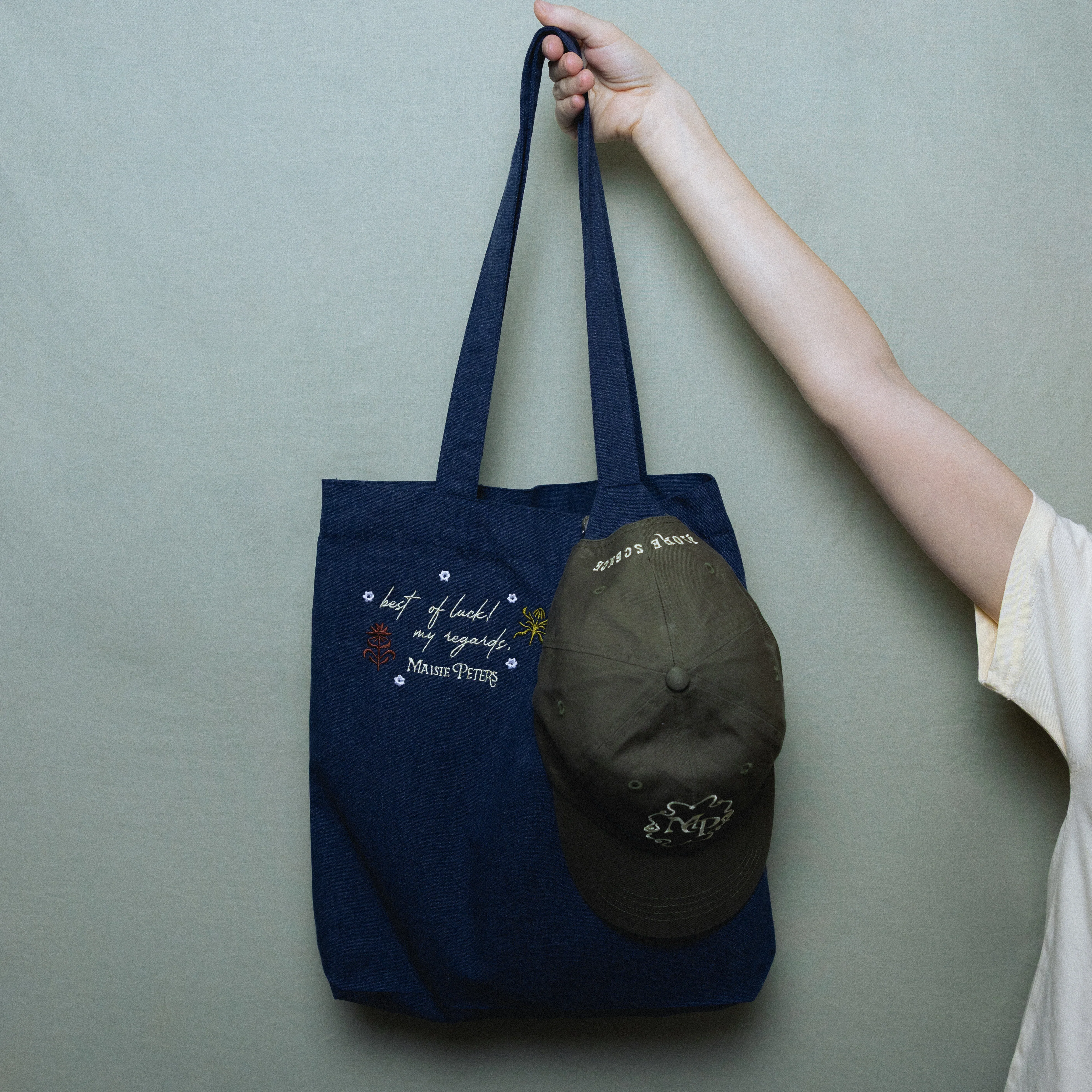 Florescence Tote Blue - Image 4