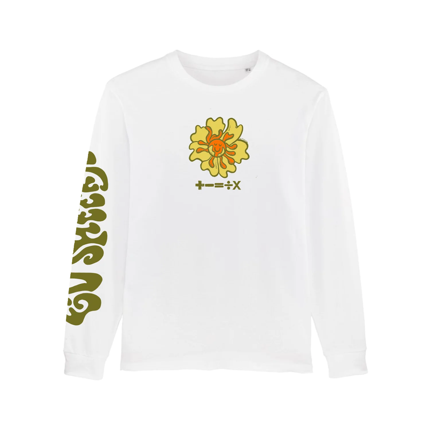 Flower Head Longsleeve T-Shirt