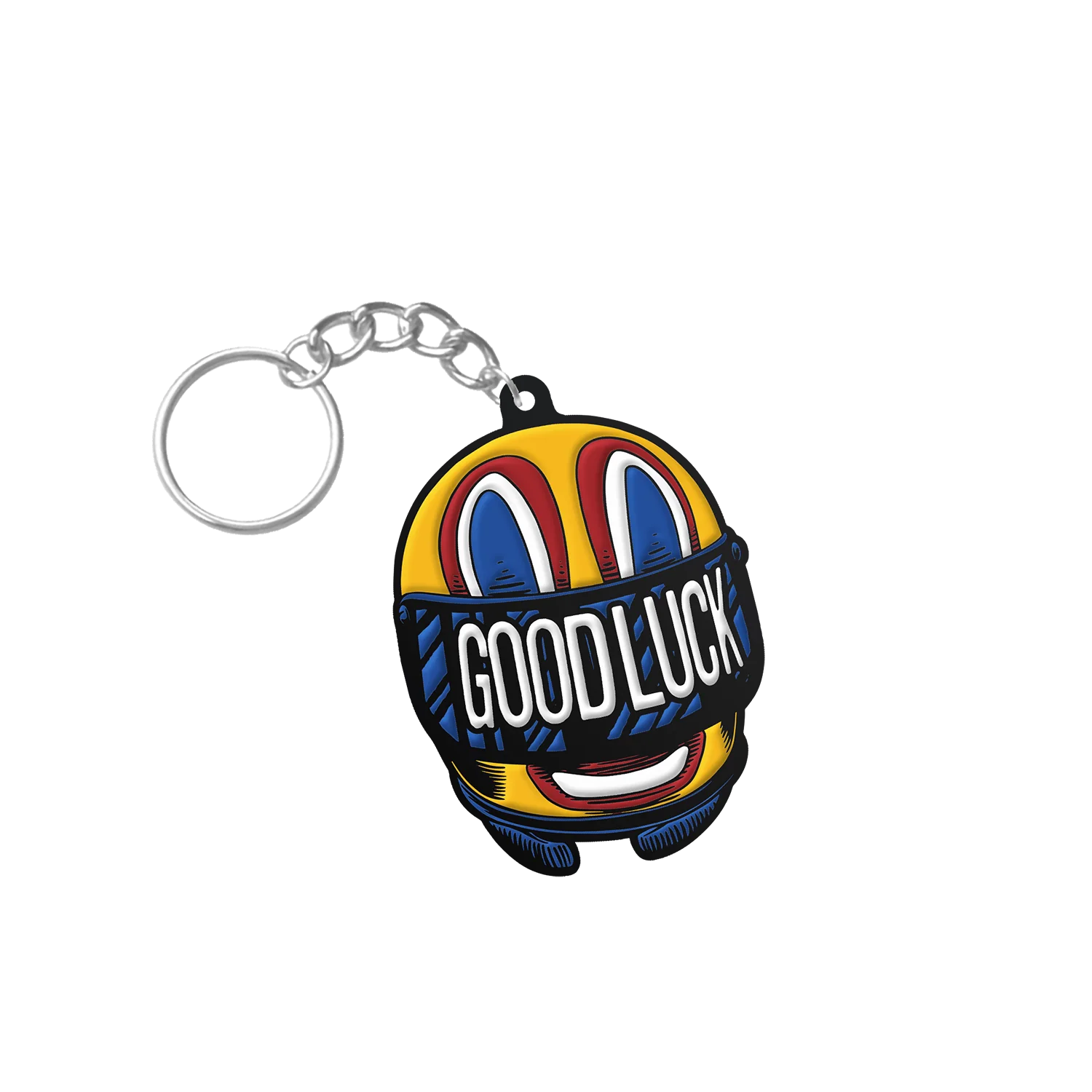 Good Luck Helmet Keychain