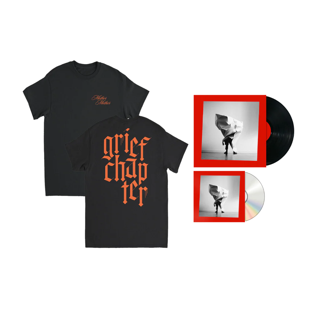 Grief Chapter Black T-Shirt + CD or Vinyl with signed art card