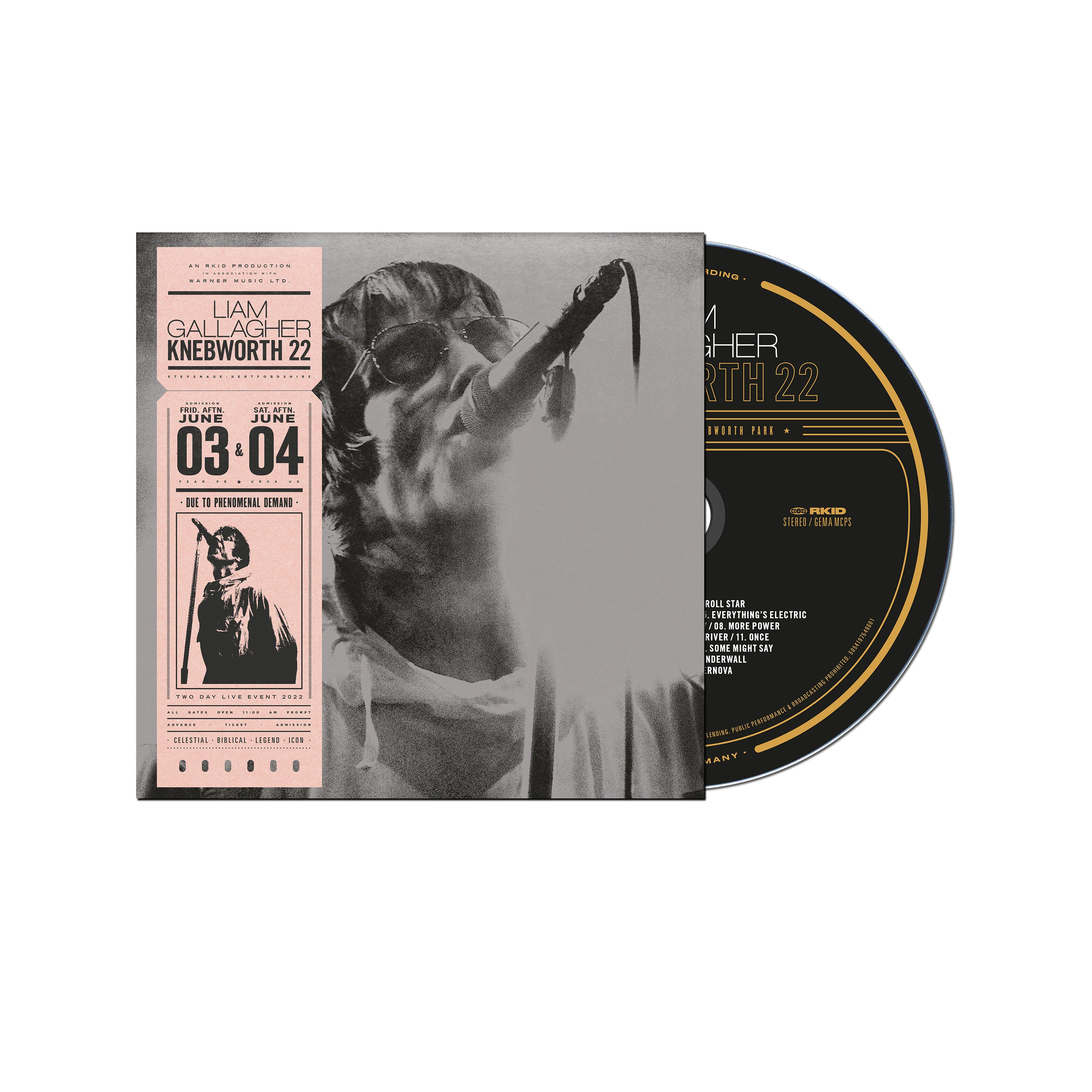 Knebworth 22 Standard CD