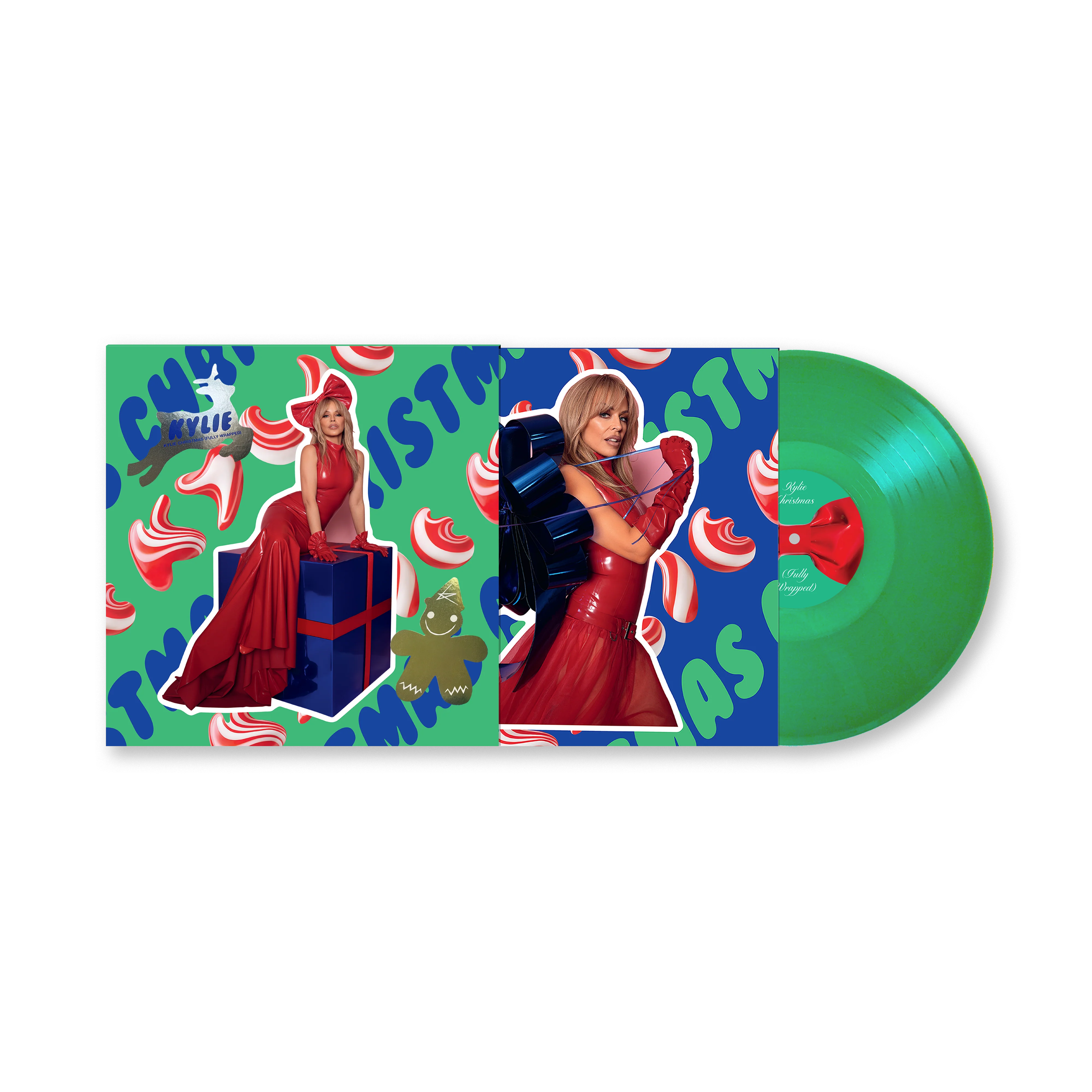 Kylie Christmas (Fully Wrapped) Green Vinyl