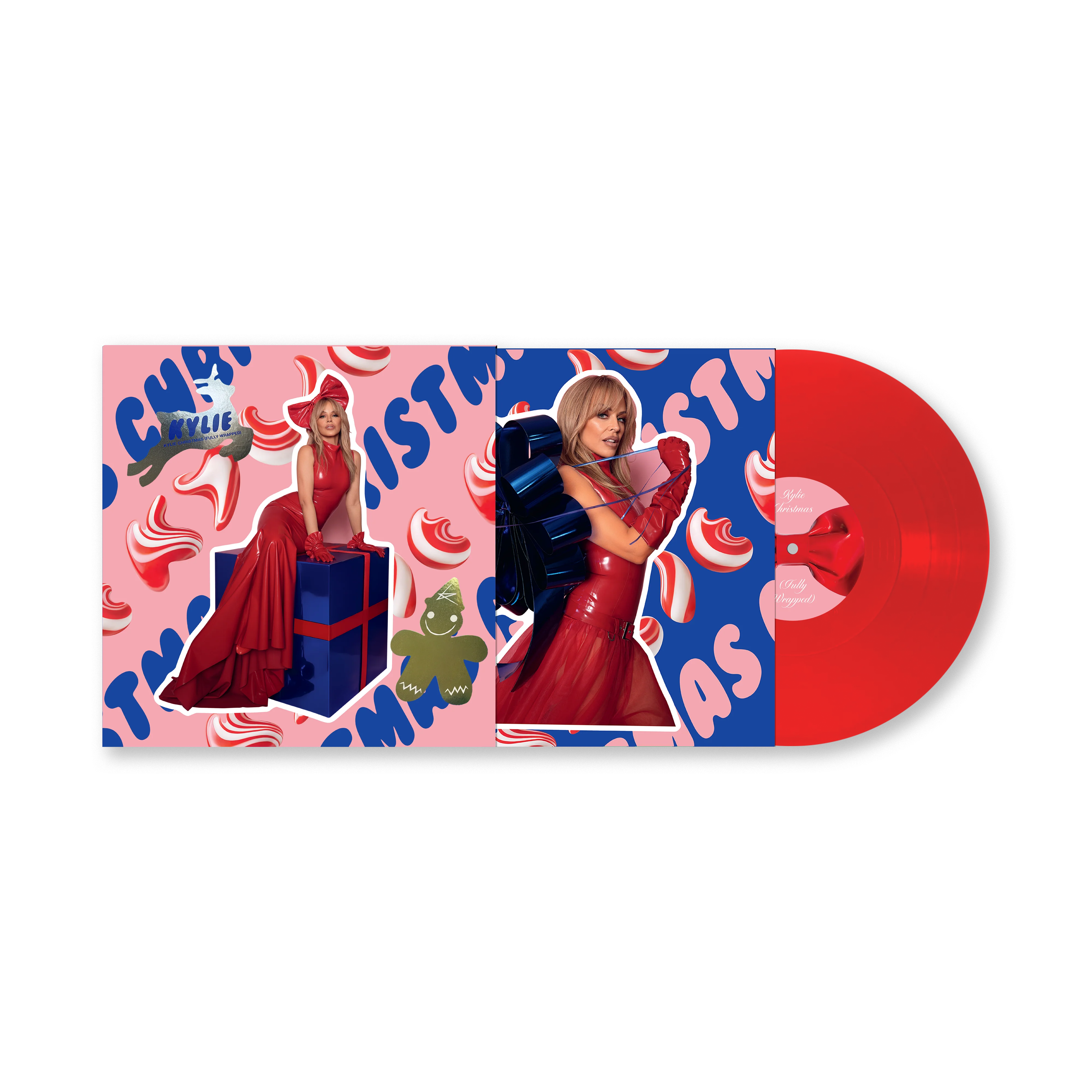 Kylie Christmas (Fully Wrapped) Red Vinyl