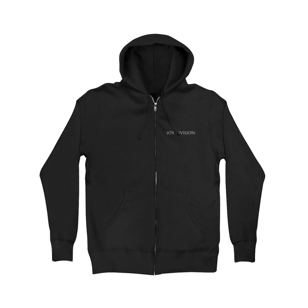 Love Will Tear Us Apart Black Zip Hoodie - Image 2