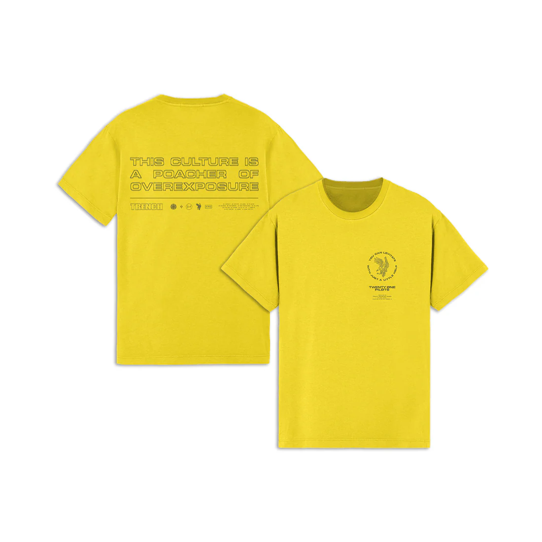 Poacher Stack T-Shirt (Yellow) - Image 3