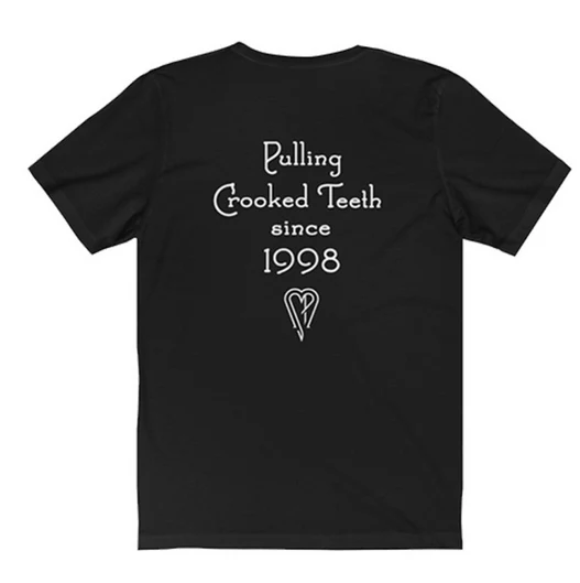 Pulling Crooked Teeth T-shirt - Image 3