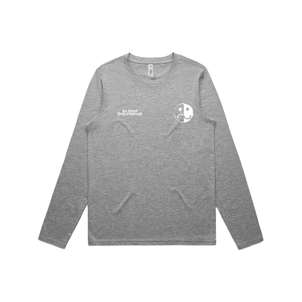Smile/Frown Logo Grey Long Sleeve