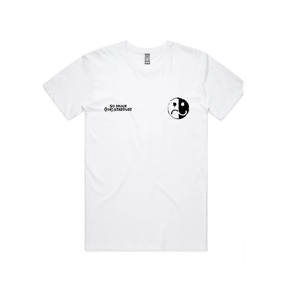 Smile/Frown Logo White T-Shirt