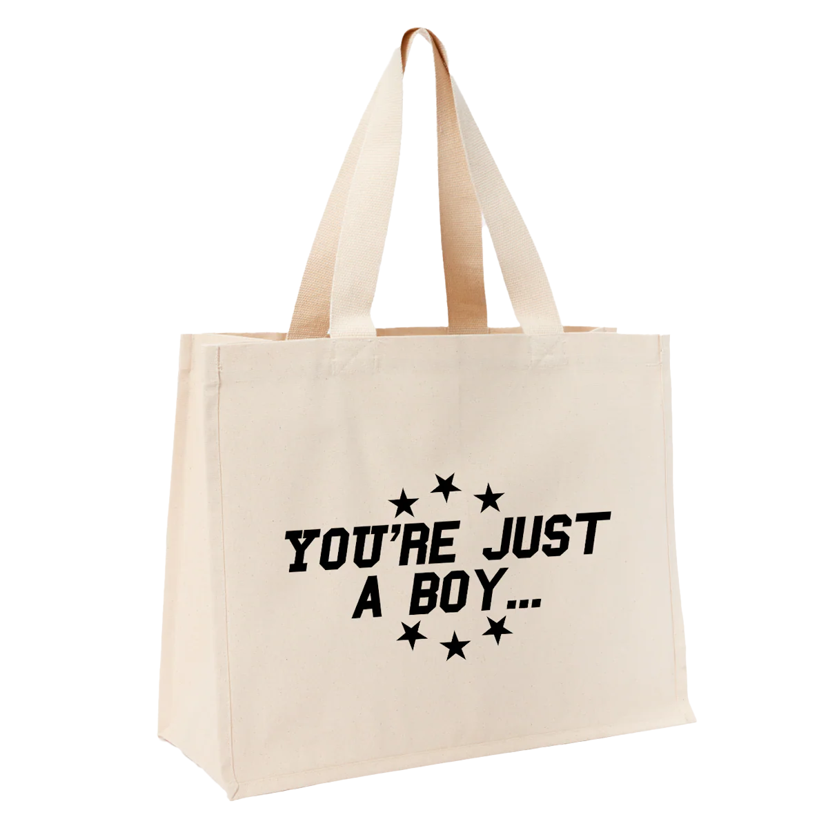 The Man Tote Bag Natural - Image 2
