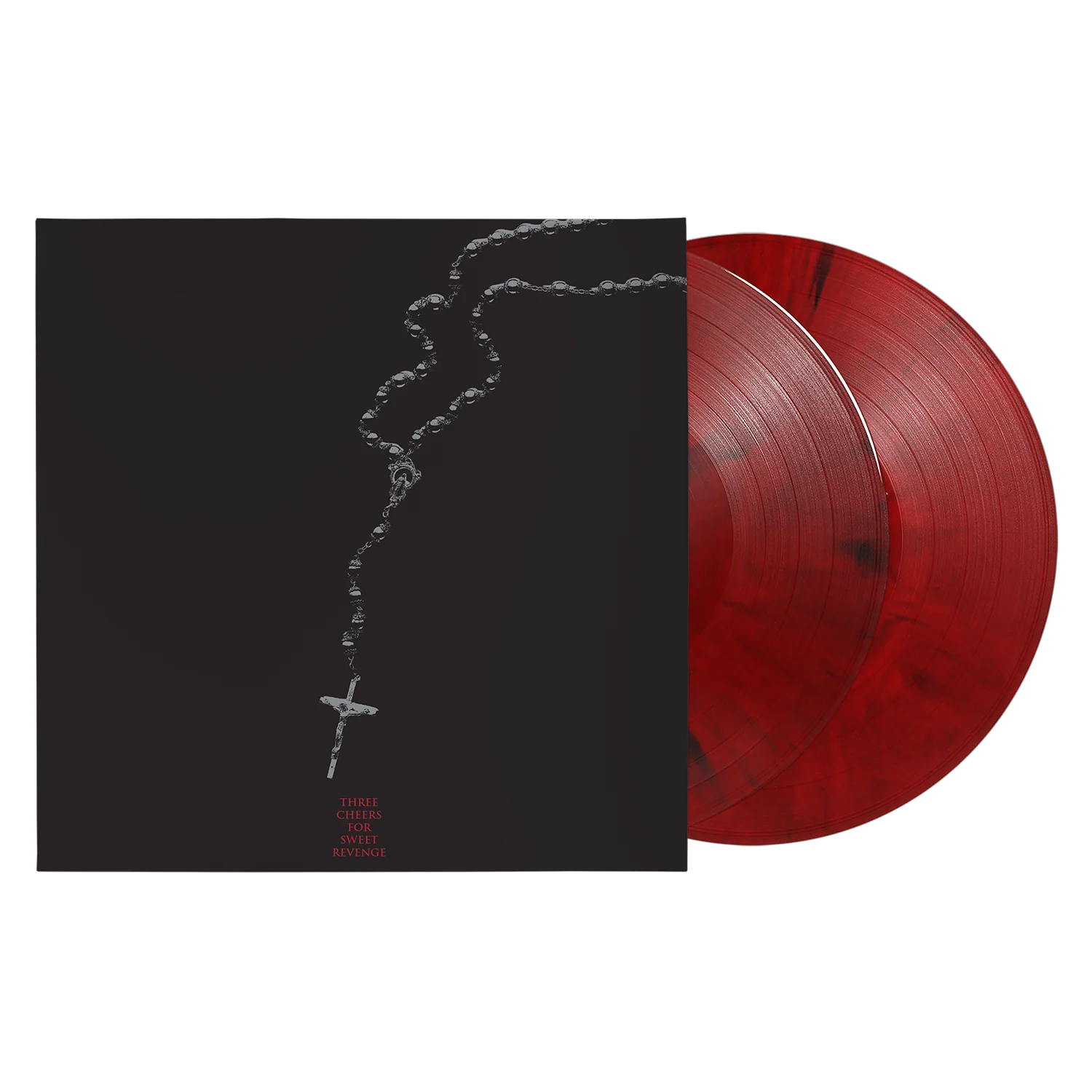 Three Cheers for Sweet Revenge (Deluxe Edition) Red & Black Marble Vinyl 2LP