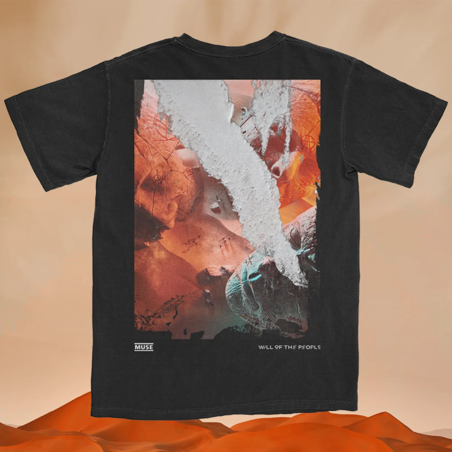 Will of the People Cover Collage Black T-Shirt - Image 2