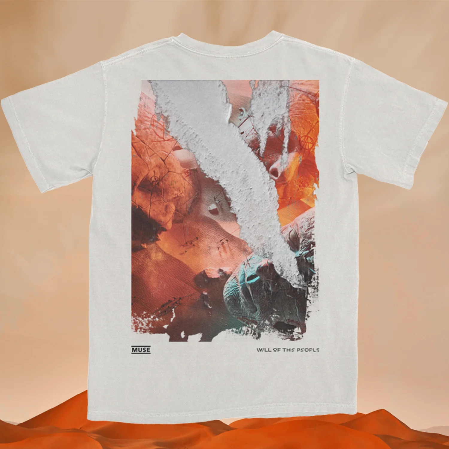 Will of the People Cover Collage White T-Shirt - Image 3